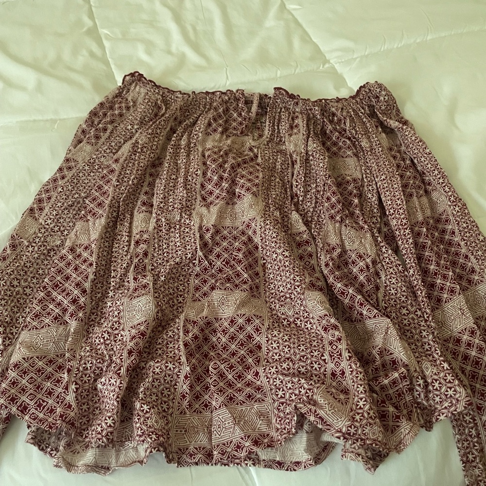 Abercrombie and Fitch off the shoulder boho top